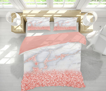 3D Pink Powder 18138 Uta Naumann Bedding Bed Pillowcases Quilt