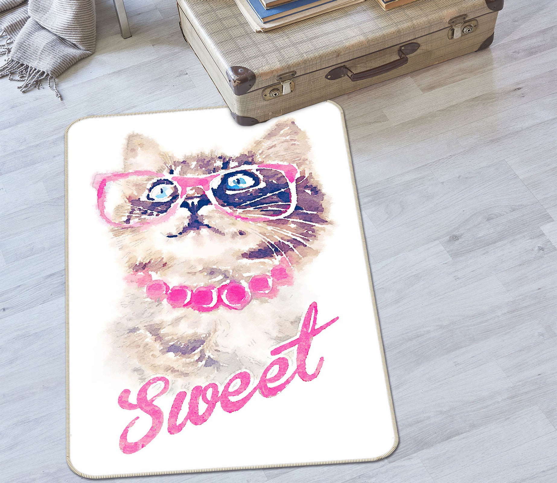 3D Cat 38189 Animal Non Slip Rug Mat