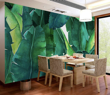 3D Banana Leaf WG090 Wall Murals Wallpaper AJ Wallpaper 2 
