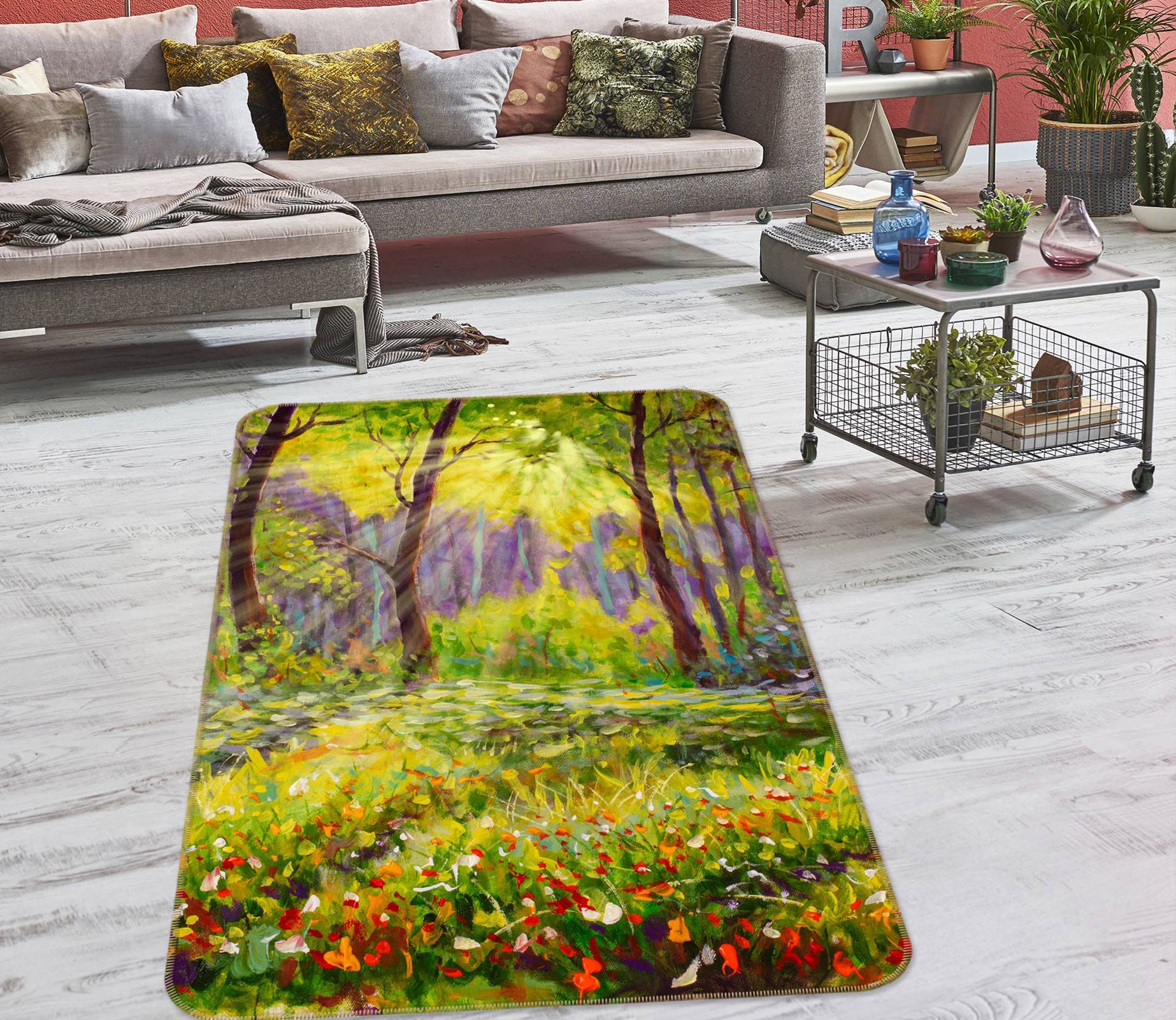 3D Jungle 33105 Non Slip Rug Mat