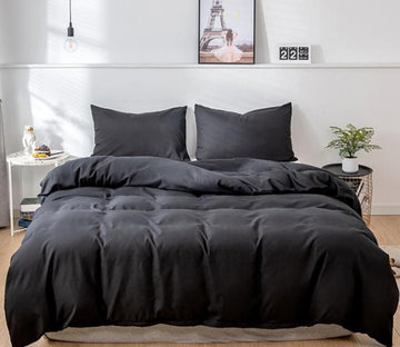 3D Black 8152 Bed Pillowcases Quilt