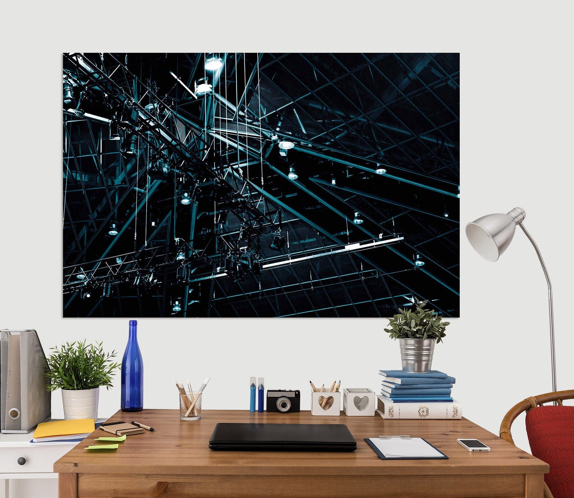 3D Reinforced Shelf 020 Noirblanc777 Wall Sticker Wallpaper AJ Wallpaper 2 