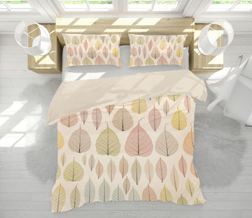 3D Skeleton Leaves 1043 Assaf Frank Bedding Bed Pillowcases Quilt Quiet Covers AJ Creativity Home 
