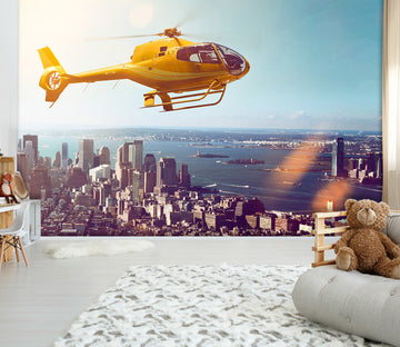 3D Urban Sea Plane 014 Vehicle Wall Murals