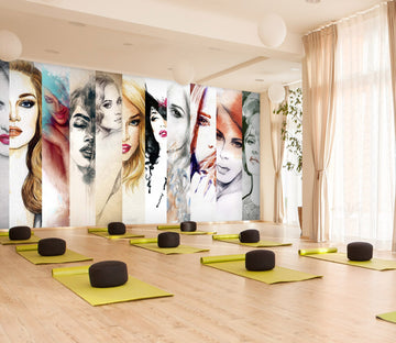 3D girl pattern 41 Wall Murals Wallpaper AJ Wallpaper 