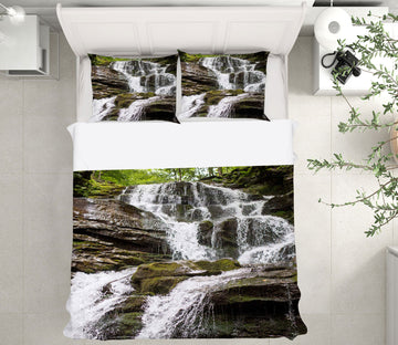 3D Stone Water 15150 Bed Pillowcases Quilt