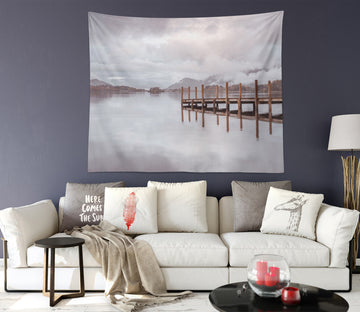 3D Lake Bridge 116142 Assaf Frank Tapestry Hanging Cloth Hang