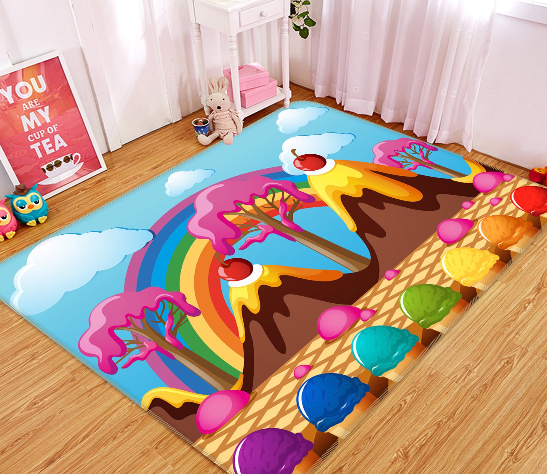 3D Confectionery 77013 Non Slip Rug Mat