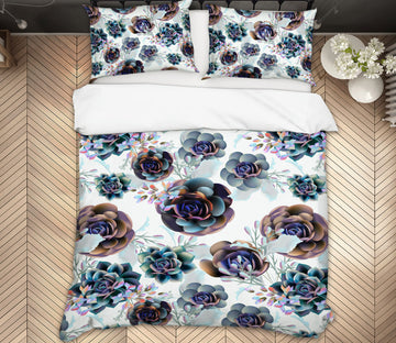 3D Flowers 15069 Bed Pillowcases Quilt