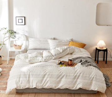 3D White Totem 16039 Bed Pillowcases Quilt