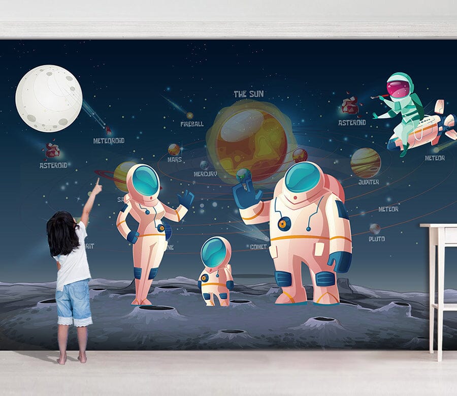 3D Pink Robot WC078 Wall Murals Wallpaper AJ Wallpaper 2 