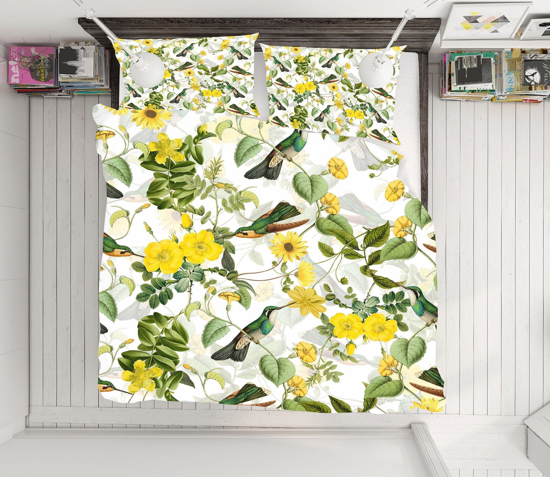 3D Sunflower Bird 173 Uta Naumann Bedding Bed Pillowcases Quilt Quiet Covers AJ Creativity Home 