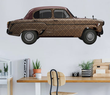 3D Muddy Classic Car 274 Vehicles Wallpaper AJ Wallpaper 