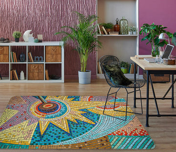 3D Colorful Pattern 33019 Non Slip Rug Mat