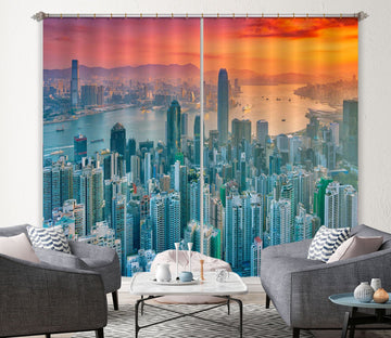 3D Overlook The City 105 Marco Carmassi Curtain Curtains Drapes Curtains AJ Creativity Home 