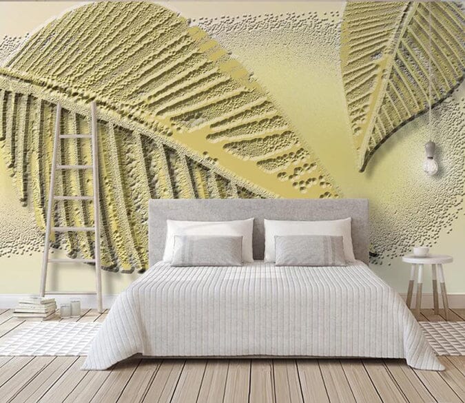 3D Carving Leaves 3043 Wall Murals Wallpaper AJ Wallpaper 2 