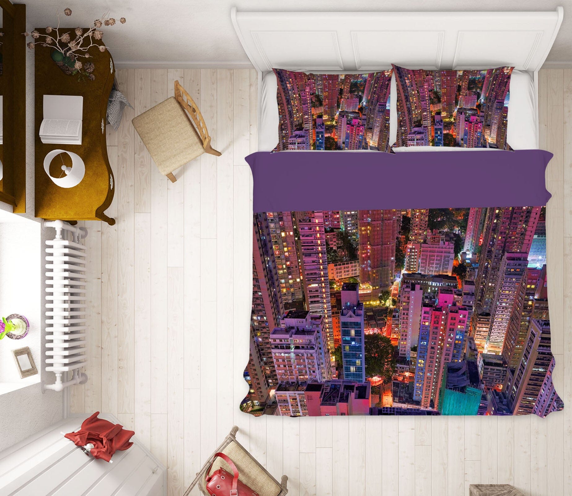 3D Lively City 2129 Marco Carmassi Bedding Bed Pillowcases Quilt Quiet Covers AJ Creativity Home 