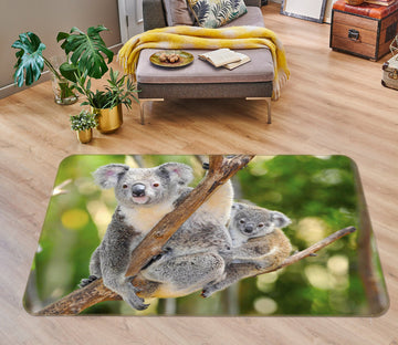 3D Koala Trunk 101 Animal Non Slip Rug Mat