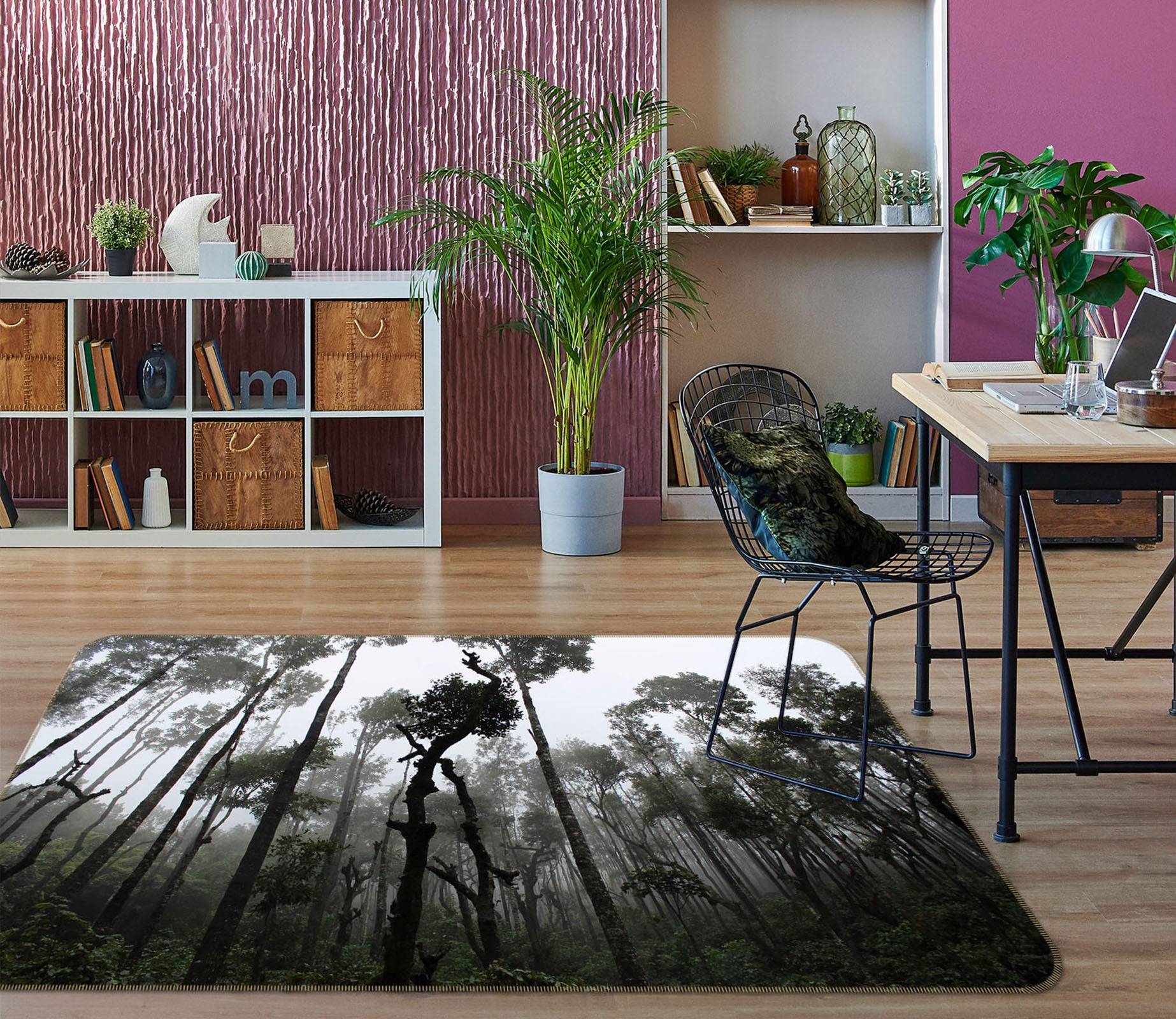 3D Forest 34078 Non Slip Rug Mat