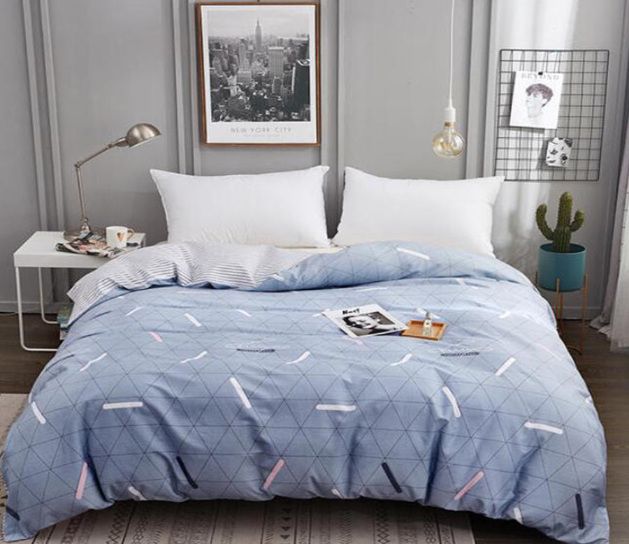 3D Colored Strips 3134 Bed Pillowcases Quilt