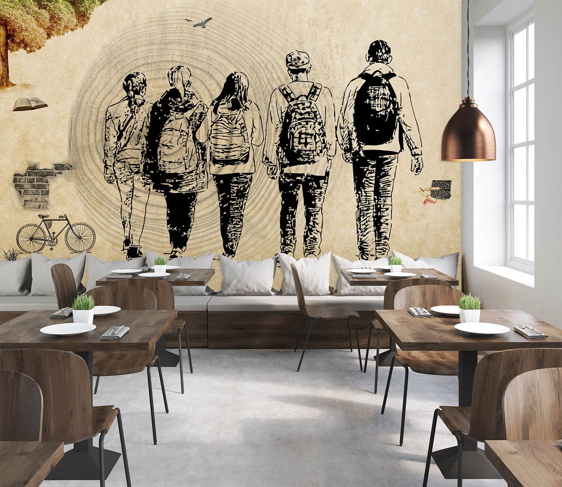 3D Go Travel 004 Wall Murals Wallpaper AJ Wallpaper 2 