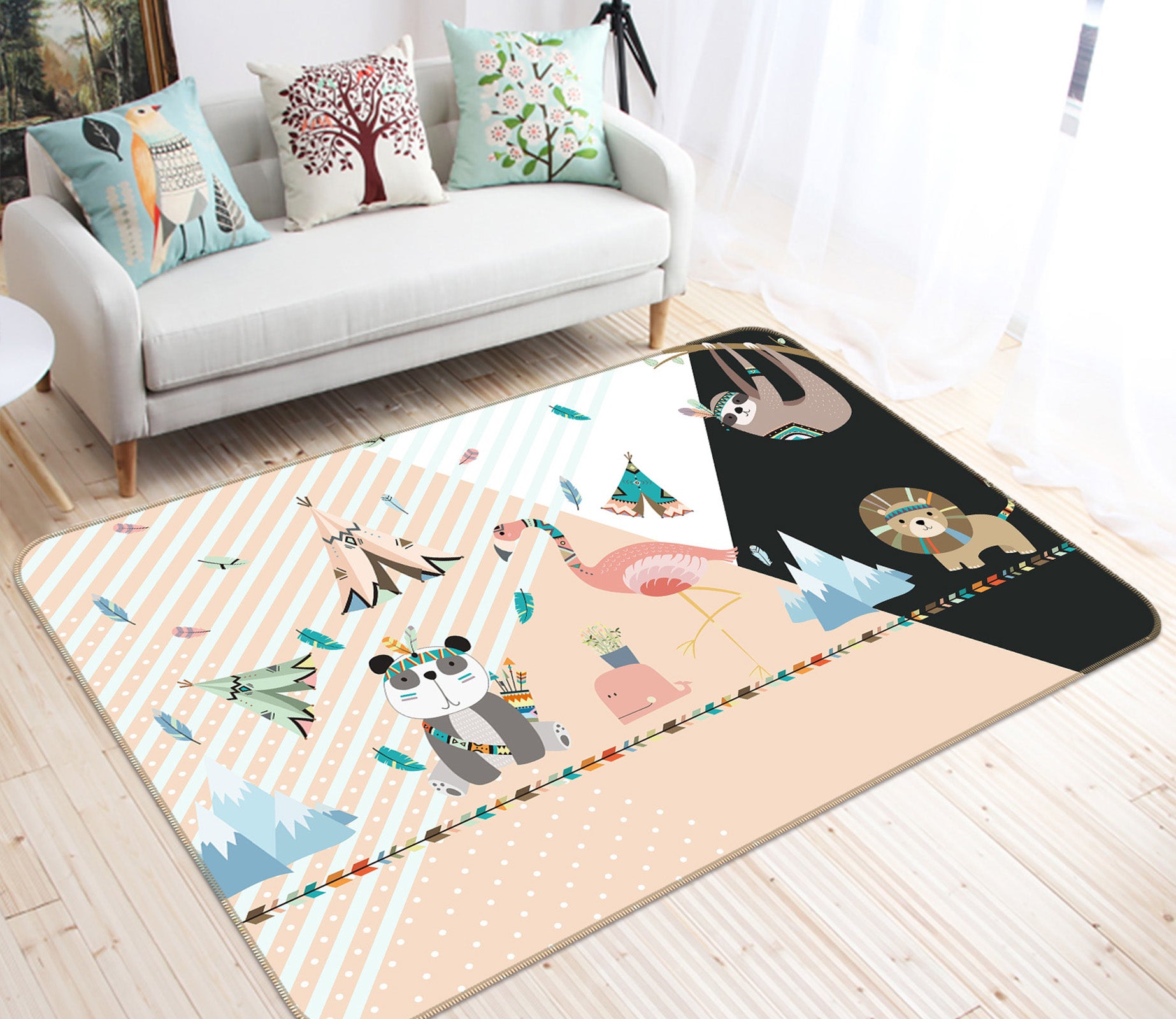 3D Animals 34082 Non Slip Rug Mat
