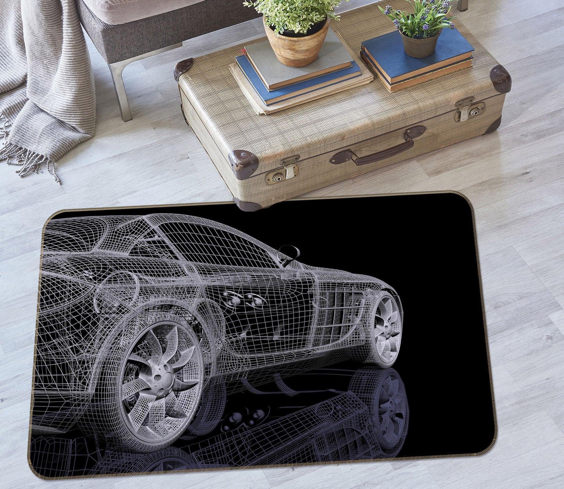 3D Car Lines 42046 Vehicle Non Slip Rug Mat