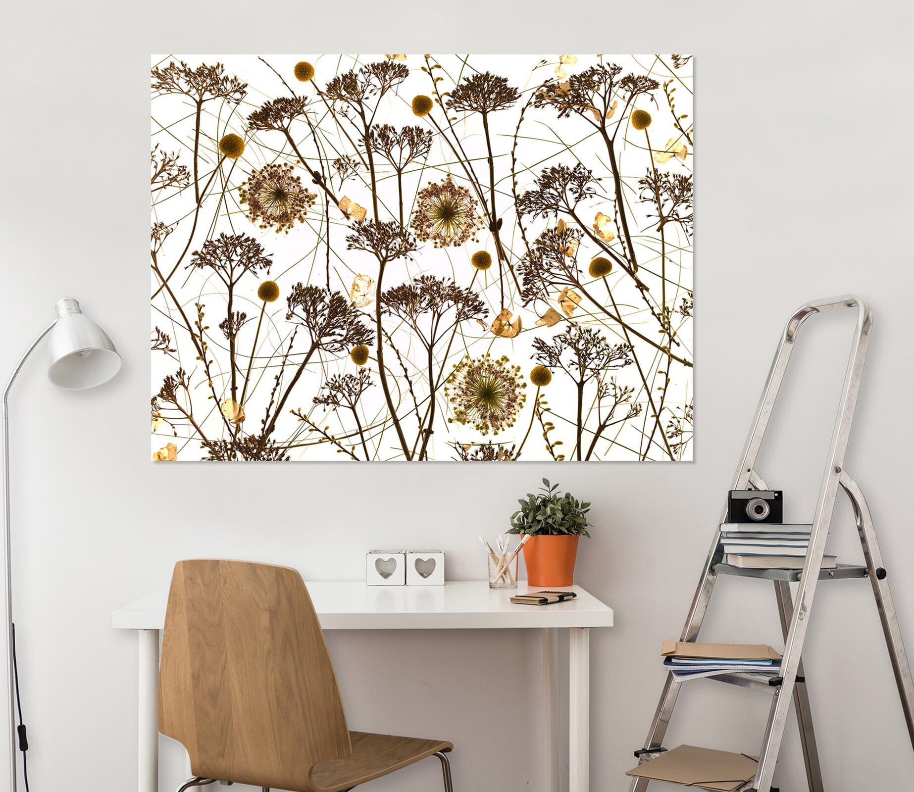 3D Dead Flower 015 Assaf Frank Wall Sticker Wallpaper AJ Wallpaper 2 