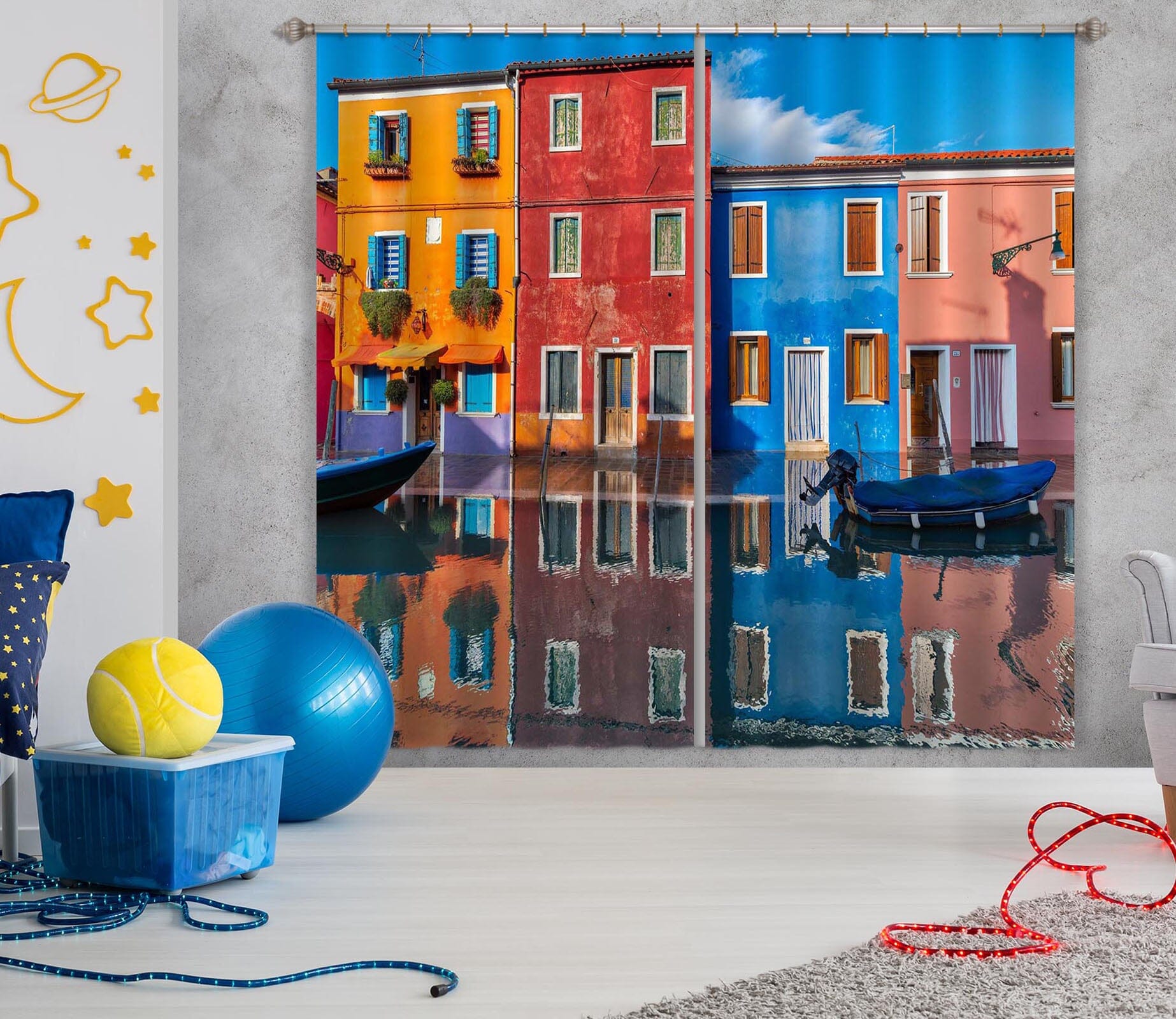 3D Color House 103 Marco Carmassi Curtain Curtains Drapes Curtains AJ Creativity Home 