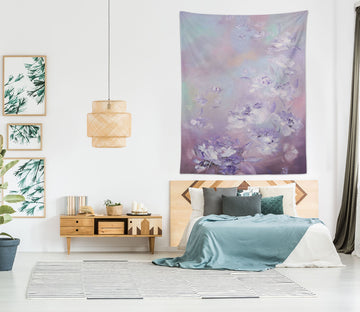 3D Purple Flowers 3631 Skromova Marina Tapestry Hanging Cloth Hang