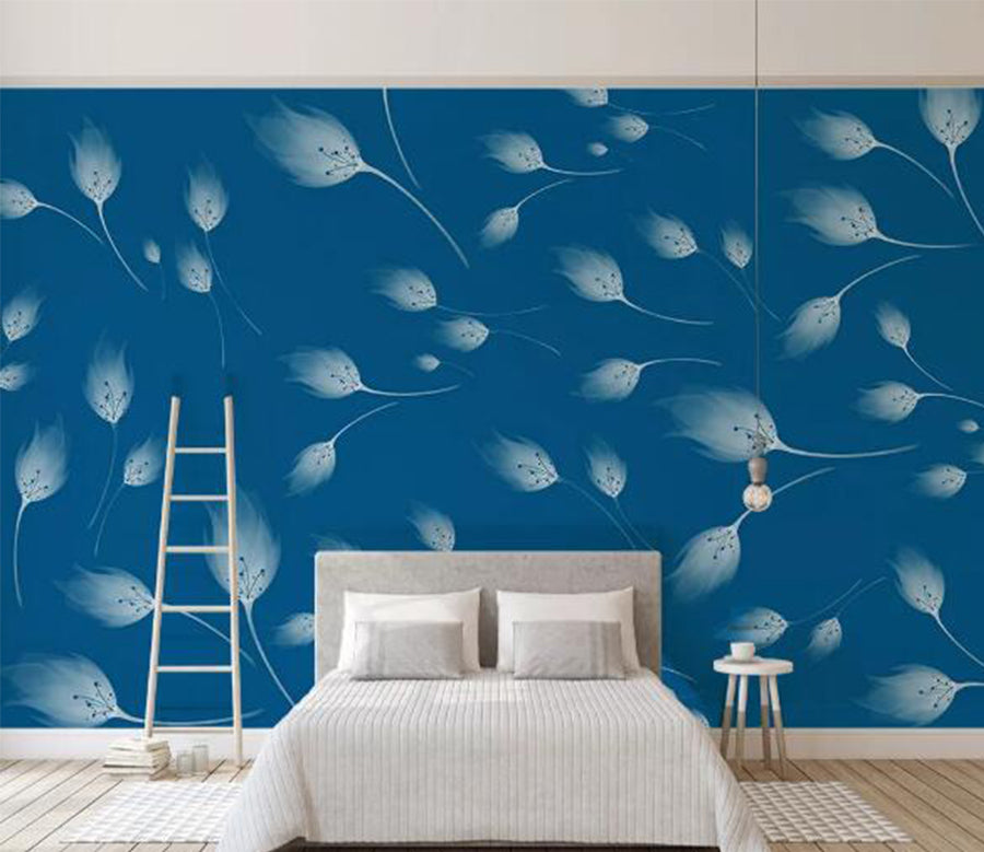 3D White Feather WC1275 Wall Murals