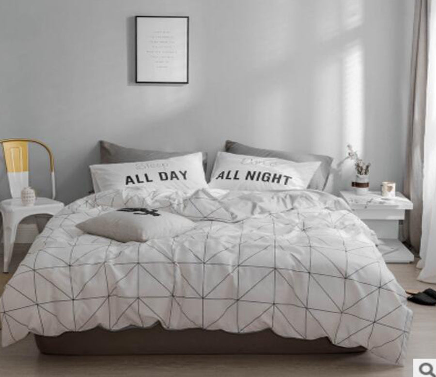 3D Stripe 20247 Bed Pillowcases Quilt