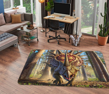 3D Styracosaurus 85083 Jerry LoFaro Rug Non Slip Rug Mat