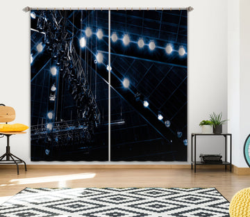 3D Sky Lights 043 Noirblanc777 Curtain Curtains Drapes Curtains AJ Creativity Home 