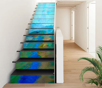 3D Mountain Path Grass Painting 9463 Michael Tienhaara Stair Risers