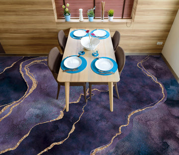 3D Purple Pattern Phnom Penh 102132 Andrea Haase Floor Mural