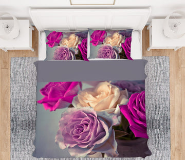 3D Blooming Rose 1010 Assaf Frank Bedding Bed Pillowcases Quilt Quiet Covers AJ Creativity Home 