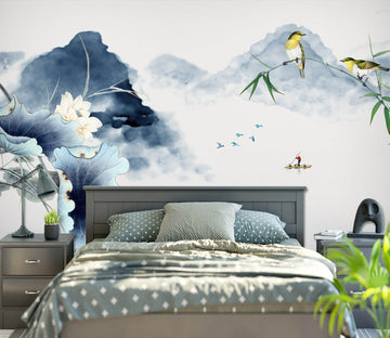 3D Hand Drawn Valley 1408 Wall Murals Wallpaper AJ Wallpaper 2 