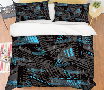 3D Texture 14173 Bed Pillowcases Quilt
