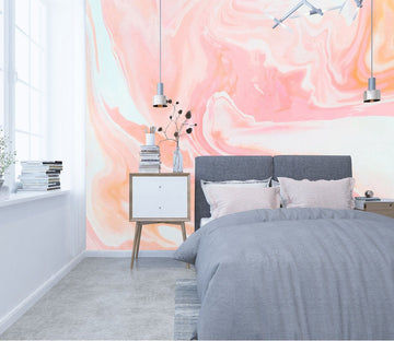 3D Abstract Pink Painting 93 Wall Murals Wallpaper AJ Wallpaper 2 