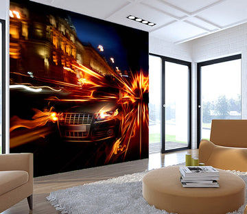 3D Street Racing 399 Vehicle Wall Murals