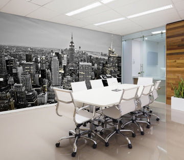 3D Black and white city buildings 21 Wall Murals Wallpaper AJ Wallpaper 