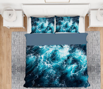 3D Sea Tide Pattern 16021 Bed Pillowcases Quilt