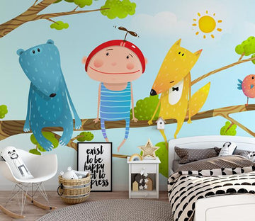 3D Animal Park 839 Wall Muralsls Wallpaper AJ Wallpaper 2 