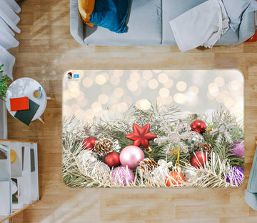 3D Branches 54227 Christmas Non Slip Rug Mat Xmas