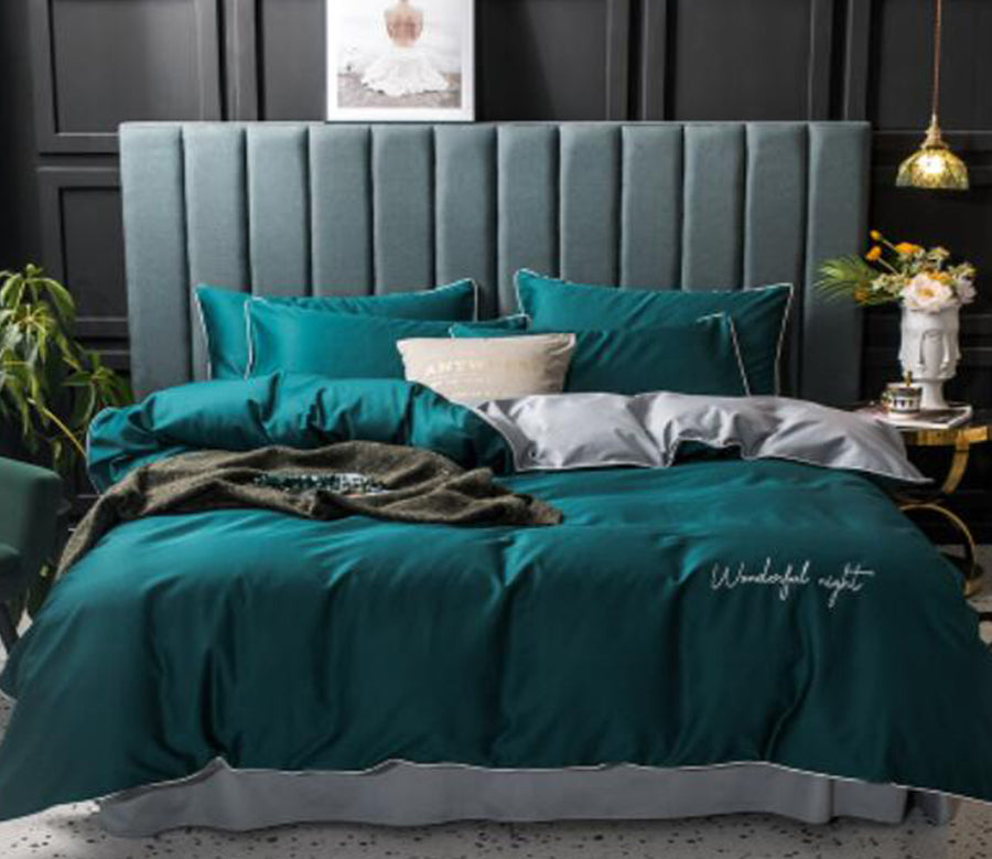 3D Olive Green 15210 Bed Pillowcases Quilt
