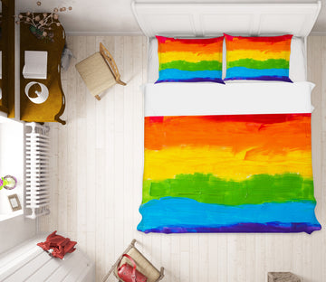3D Colorful 63190 Bed Pillowcases Quilt