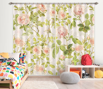3D Summer Flowers 132 Uta Naumann Curtain Curtains Drapes Curtains AJ Creativity Home 