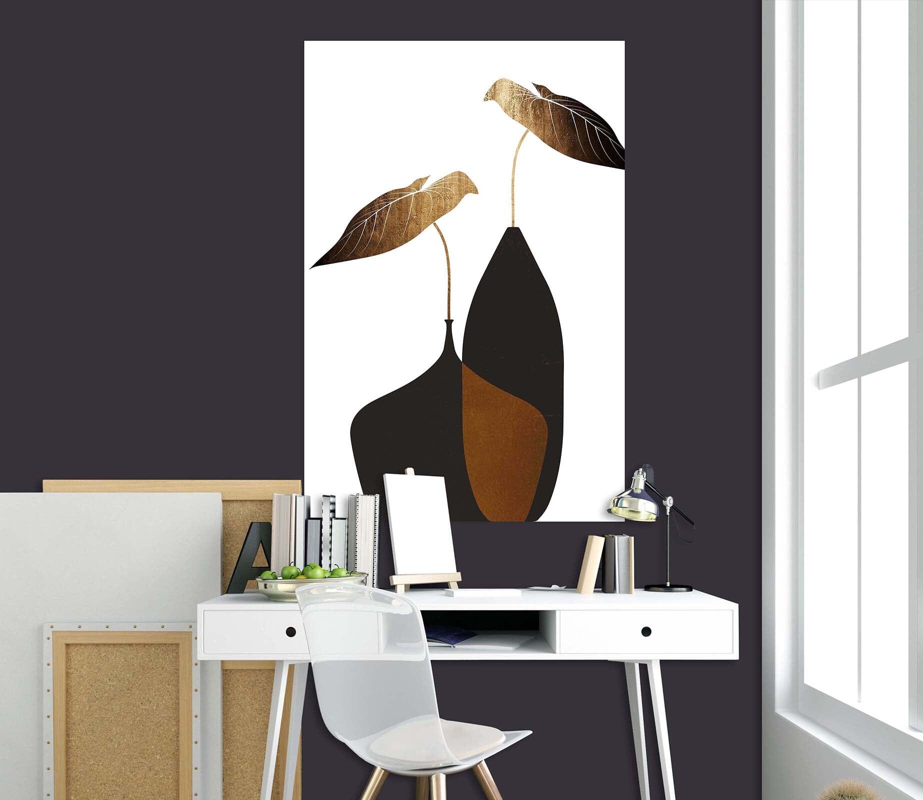 3D Sunny Leaves 210 Boris Draschoff Wall Sticker Wallpaper AJ Wallpaper 2 