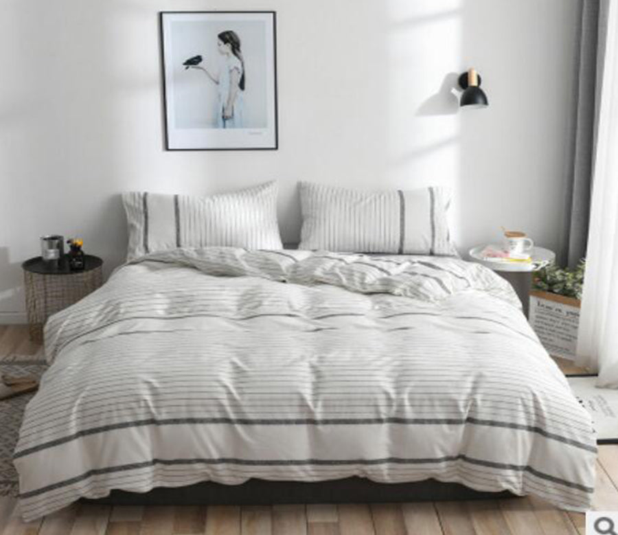 3D Off-White 17195 Bed Pillowcases Quilt